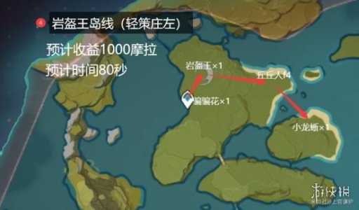 原神渊下宫挖矿路线图锄大地挖矿路线图介绍