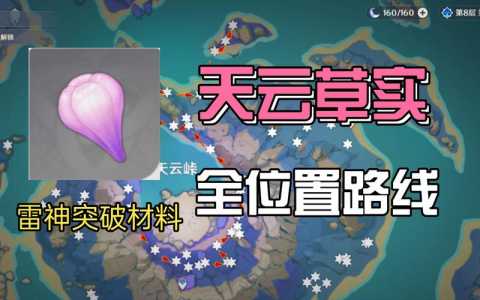 《原神》雷电将军突破材料天云草实收集路线攻略(180个)