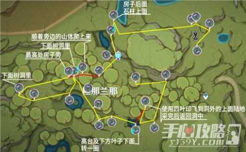 原神帕蒂沙兰采集路线