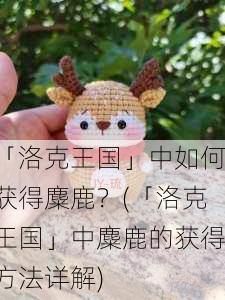 第三步：抽取麋鹿