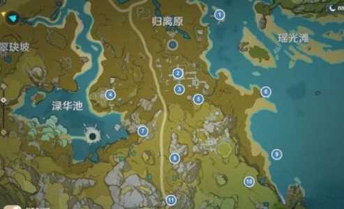 原神岩神瞳位置大全高清图(岩神瞳位置坐标路线图汇总)